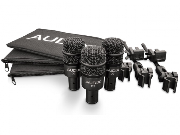  Audix D2 Trio Microphone Package Used, Second hand 